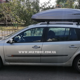 Автомобильный багажник Terra Drive 480 DS Серый на Рено Лагуна