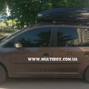 Автомобільний бокс Terra Drive 480 DS чорний глянець на Volkswagen Touran