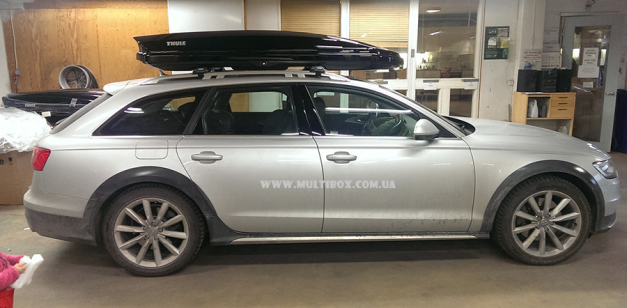 Автобокс Thule Dynamic L (900) black на авто Audi A6 AllRoad