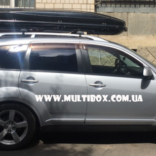 Автомобильный бокс Junior Xtreme JX450 black DS на Mitsubishi Outlander XL