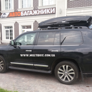 Ставим бокс Thule Motion XT XL black на Toyota Land Cruiser 200