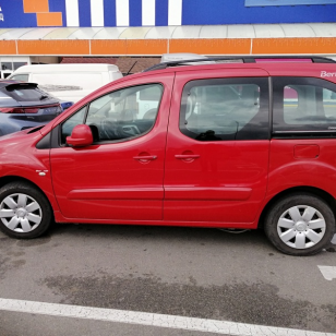Чорні рейлінги на дах Peugeot Partner / Citroen Berlingo Crown Black
