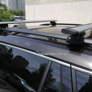 Універсальний автомобільний багажник на рейлінги LAVITA LA240700 із замком. Копія багажника THULE TH-757.