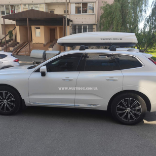Автомобільний бокс Terra Drive 500 DS білий на Volvo XC60 на Volvo XC60