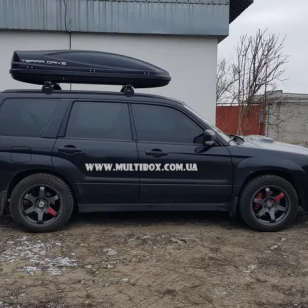 Автомобільний бокс Terra Drive 480 чорний на Subaru Forester
