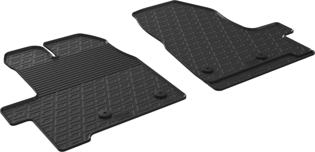 Гумові килимки Gledring для Ford Tourneo/Transit Custom (mkI) 2012-2017 (комбі/вантажівка) (1 ряд) (GR 0279) - фото 1