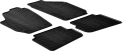 Гумові килимки Gledring для Skoda Fabia (mkI) 1999-2007 / (mkII) 2007-2014 (GR 0330) - фото 1