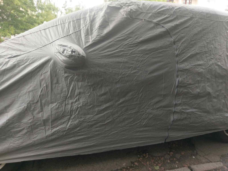 Тент автомобильный Milex Jeep 3XL (зеркало + замок) PEVA + PVC с подкладкой - фото 3