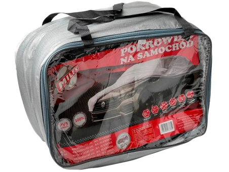 Тент автомобильный Milex Jeep 3XL (зеркало + замок) PEVA + PVC с подкладкой - фото 4