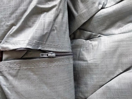 Тент автомобильный Milex Jeep 3XL (зеркало + замок) PEVA + PVC с подкладкой - фото 9