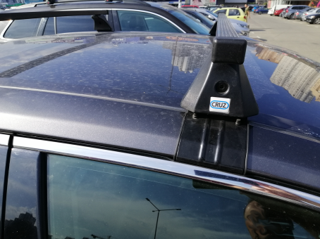Багажник на авто с гладкой крышей Cruz steel - фото 13