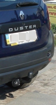 Фаркоп Hakpol для Renault Duster, (2/4 WD), 10-17,17-, условно-съемный - фото 4