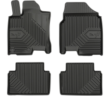 Резиновые коврики Frogum №77 для Nissan Qashqai (mkI) 2006-2013 (с обдувом на 2 ряд)