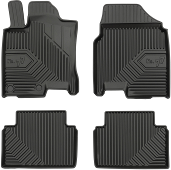 Гумові килимки Frogum №77 для Nissan Qashqai (mkI) 2006-2013 (з обдувом на 2 ряд) - фото 1