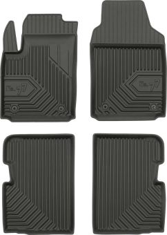 Гумові килимки Frogum №77 для Fiat 500 (mkI) 2007&rarr; (не гібрид) - фото 1