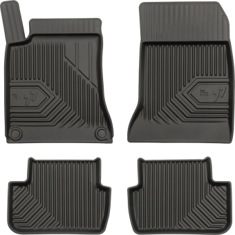 Гумові килимки Frogum №77 для Mercedes-Benz A-Class (W176) / B-Class (W246) / CLA-Class (C117; X117) / GLA-Class (X156) 2011-2020 - фото 1