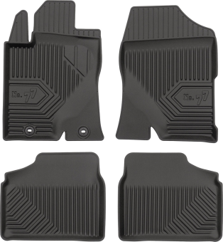 Гумові килимки Frogum №77 для Toyota Avensis (mkII) 2003-2009 - фото 1