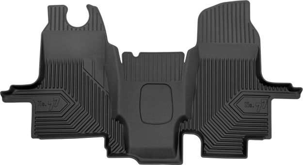 Гумові килимки Frogum №77 для Ford Tourneo/Transit (mkVI-mkVII) 2000-2014 (коробка передач на підлозі) (1 ряд) - фото 1