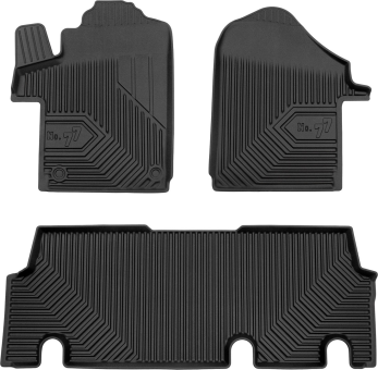 Резиновые коврики Frogum №77 для Mercedes-Benz V-Class (W447) 2014-&gt; (1-2 ряд) - фото 1
