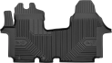 Гумові килимки Frogum №77 для Renault Trafic (mkII) 2001-2015; Opel Vivaro (mkI) 2001-2015; Nissan Primastar (mkI) 2001-2015 (1 ряд) - фото 1