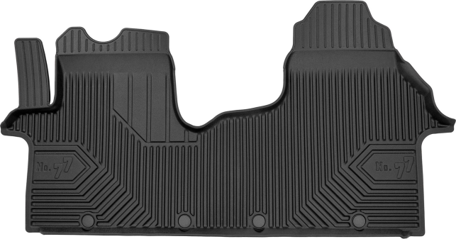 Гумові килимки Frogum №77 для Renault Trafic (mkIII) 2014&rarr;; Nissan NV300 (mkI) 2014&rarr;; Opel Vivaro (mkII)(B) 2014-2018; Fiat Talento (mkII) 2016-2020 (1 ряд) - фото 1