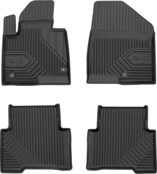 Гумові килимки Frogum №77 для Hyundai Santa Fe (mkIII) 2012-2018 (1-2 ряд) - фото 1