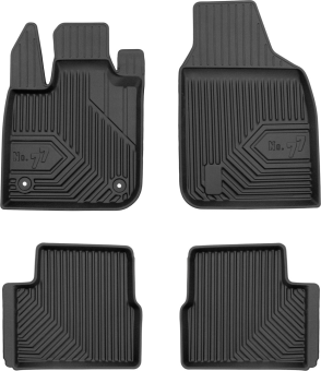 Резиновые коврики Frogum №77 для Fiat 500e (mkII) 2020&rarr; (электро) - фото 1