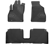 Гумові килимки Frogum №77 для Citroen Nemo (mkI); Fiat Fiorino (mkIII); Peugeot Bipper (mkI) 2007-2021 (1 ряд)