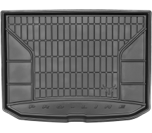 Резиновый коврик в багажник Frogum Pro-Line для Audi A3/S3/RS3 (mkIII) 2012-2020 (sportback)(с запаской)(багажник)