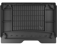 Гумовий килимок в багажник Frogum Pro-Line для Citroen Berlingo (mkII) 2008-2018; Peugeot Partner (mkII) 2008-2018 (багажник)