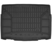 Резиновый коврик в багажник Frogum Pro-Line для Citroen C3 Aircross (mkI) 2017→ (2 ряд без регулировок)(нижний уровень)(багажник)