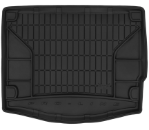 Резиновый коврик в багажник Frogum Pro-Line для Ford Focus (mkIII) 2010-2019 (EU)(5-дв. хетчбек)(с докаткой)(багажник)
