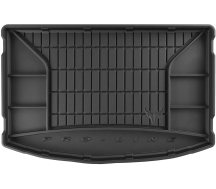 Резиновый коврик в багажник Frogum Pro-Line для Kia Rio (mkIV) 2016-2023 (EU)(хетчбек)(не MHEV)(без двухуровневого пола)(багажник)