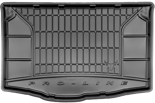 Резиновый коврик в багажник Frogum Pro-Line для Mazda 2 (mkIII) 2014&rarr; (хетчбек)(без двухуровневого пола)(багажник) - фото 1