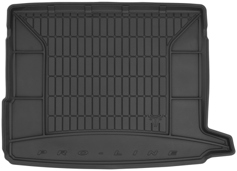 Гумовий килимок в багажник Frogum Pro-Line для Mercedes-Benz GLC-Class (X253) 2015-2022 (не гібрид)(багажник) - фото 1