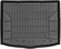 Гумовий килимок в багажник Frogum Pro-Line для Mitsubishi Lancer (mkX) 2007-2017 (хетчбек)(з докаткою)(нижній рівень)(багажник)