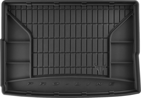 Резиновый коврик в багажник Frogum Pro-Line для Opel Astra (mkV)(K) 2015-2022 (хетчбек)(без двухуровневого пола)(с запаской)(багажник) - фото 1