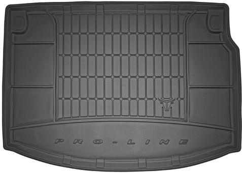 Резиновый коврик в багажник Frogum Pro-Line для Renault Megane (mkIII) 2008-2017 (хетчбек)(багажник) - фото 1