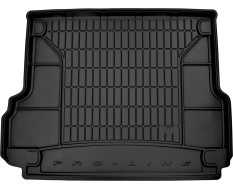 Резиновый коврик в багажник Frogum Pro-Line для Toyota Land Cruiser Prado (J150) 2009-2019 (7 мест)(3-х зонный климат)(сложенный 3 ряд)(багажник)