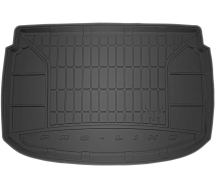 Гумовий килимок в багажник Frogum Pro-Line для Chevrolet Aveo (mkII) 2011-2020 (хетчбек)(нижній рівень)(багажник)