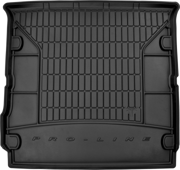 Гумовий килимок в багажник Frogum Pro-Line для Nissan Pathfinder (R51) 2004-2014 (7 місць)(складений 3 ряд)(багажник) - фото 1