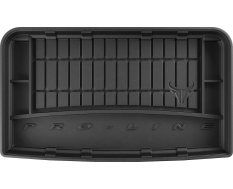 Гумовий килимок в багажник Frogum Pro-Line для Seat Alhambra (mkII) 2010-2020 (7 місць)(розкладений 3 ряд)(багажник)