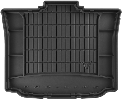 Гумовий килимок в багажник Frogum Pro-Line для Skoda Roomster (mkI) 2006-2015 (без дворівневої підлоги)(багажник) - фото 1