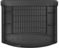 Гумовий килимок в багажник Frogum Pro-Line для Mazda 3 (mkII) 2008-2013 (хетчбек) (нижній рівень) (без Bose Sound) (з докаткою) (багажник)