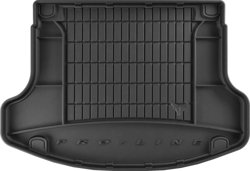 Резиновый коврик в багажник Frogum Pro-Line для Hyundai i30 (mkIII) 2016&rarr; (EU)(лифтбек)(без двухуровневого пола)(с органайзером)(багажник) - фото 1