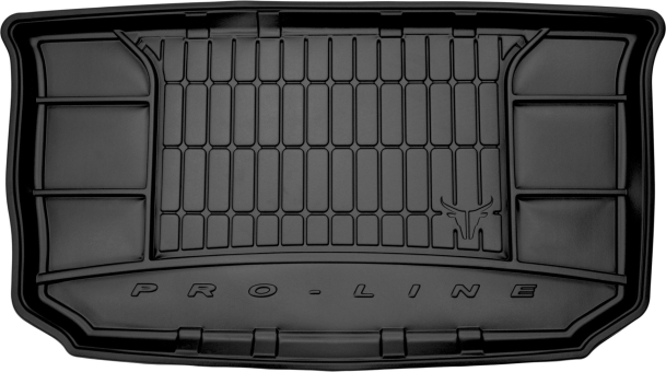 Гумовий килимок в багажник Frogum Pro-Line для Renault Twingo (mkIII) 2014&rarr;; Smart ForFour (mkII) 2014-2021 - фото 1