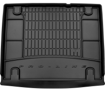 Резиновый коврик в багажник Frogum Pro-Line для Fiat Doblo (mkII) 2010-2022 (L1)(пассажирский)(багажник)