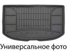 Резиновый коврик в багажник Frogum Pro-Line для Tesla Model X (mkI) 2016(Окт)→ (6/7 мест)(сложенный 3 ряд)(багажник)