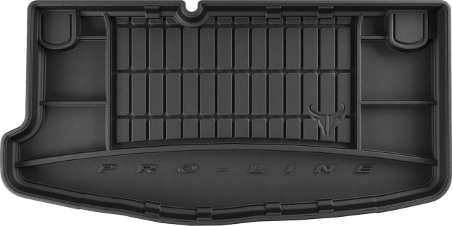 Резиновый коврик в багажник Frogum Pro-Line для Hyundai i10 (mkI) 2007-2015 (багажник) - фото 1
