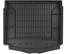 Гумовий килимок в багажник Frogum Pro-Line для Renault Megane (mkIV) 2016→ (універсал)(із запаскою)(багажник)